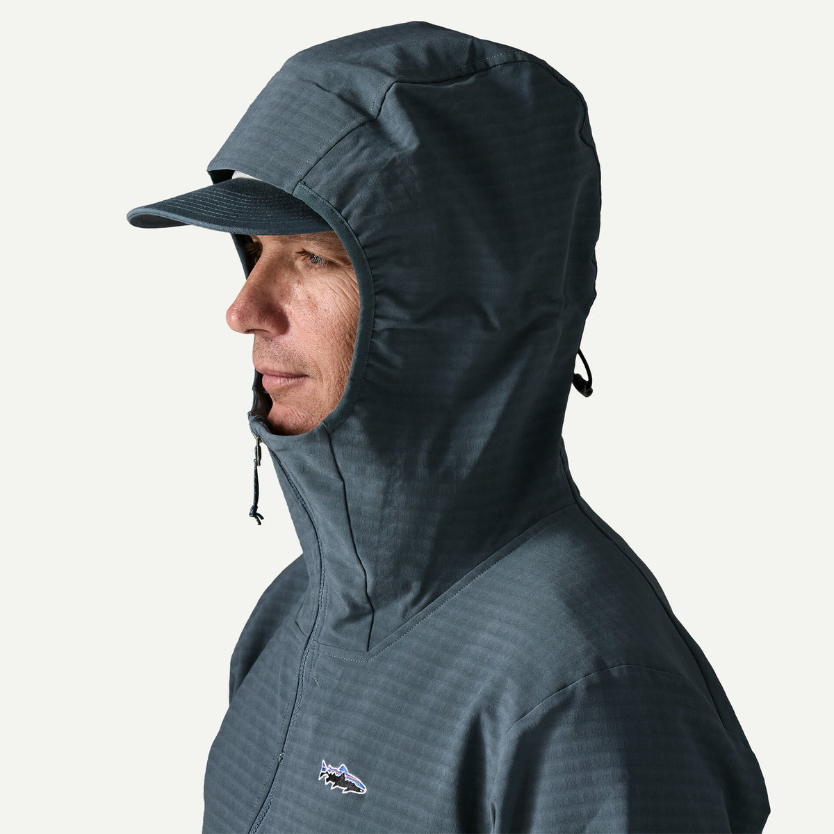 M's R1 Techface Trout Hoody