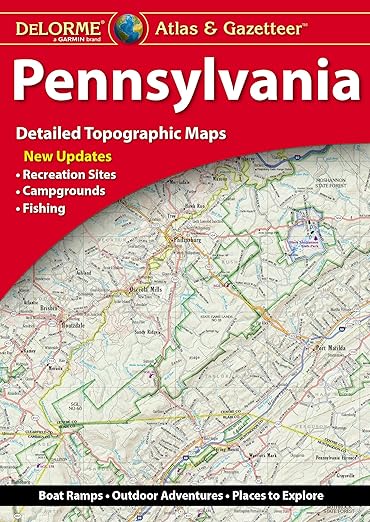 Delorme Atlas & Gazetteer: Pennsylvania (Soft Cover)