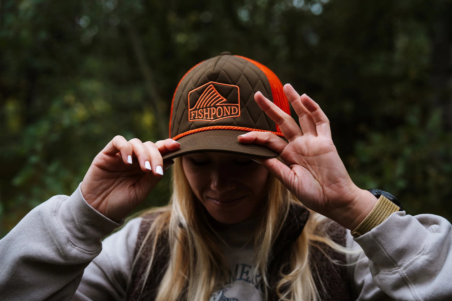 Dorsal Fin Quilted Trucker Hat