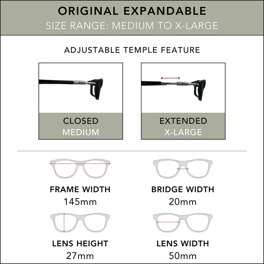 Original Expandable Reading Glasses - 2.0X