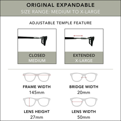 Original Expandable Reading Glasses - 2.0X