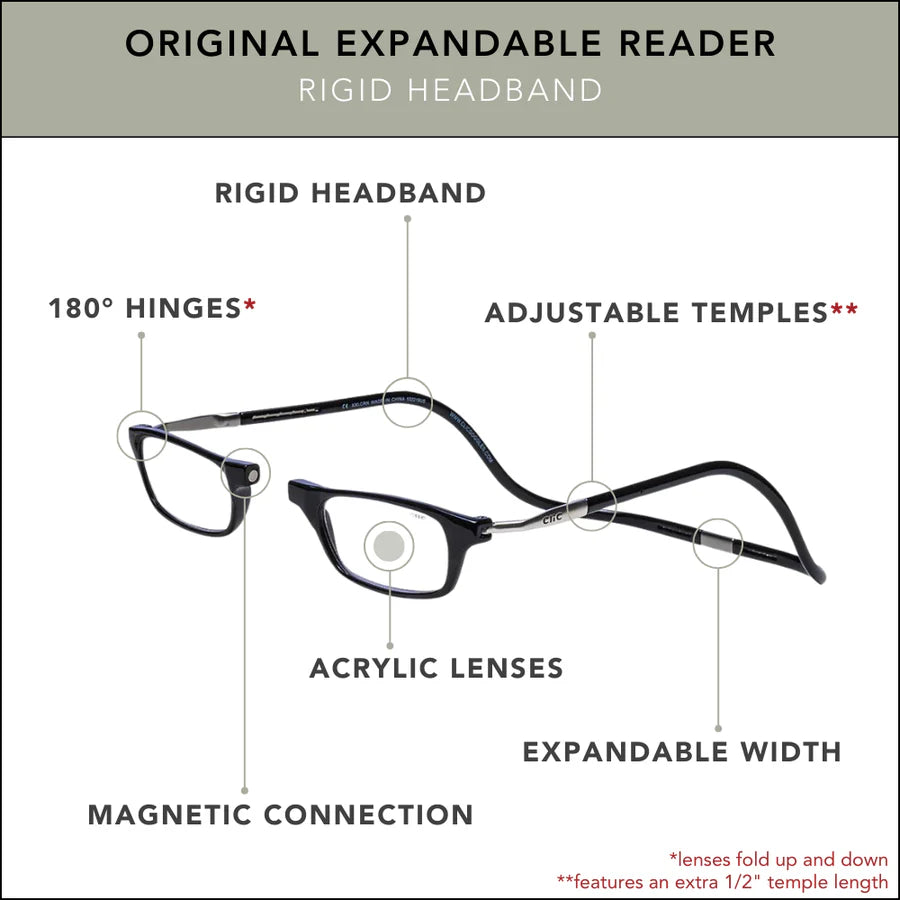 Original Expandable Reading Glasses - 2.0X