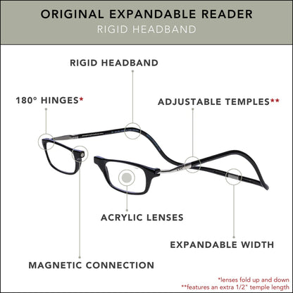 Original Expandable Reading Glasses - 2.0X