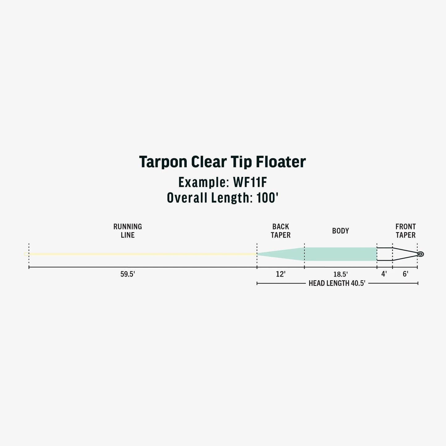 Premier Tarpon Clear Tip Floater Fly Line