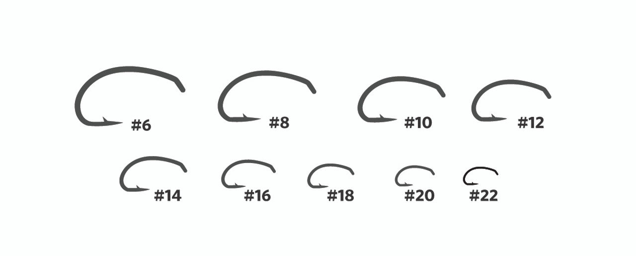 U202 Curved Nymph Hook | 50 Pack
