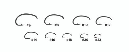U202 Curved Nymph Hook | 50 Pack